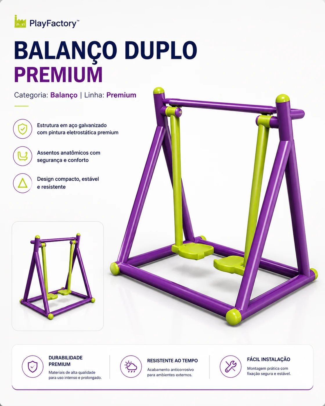 Balanço Duplo Premium