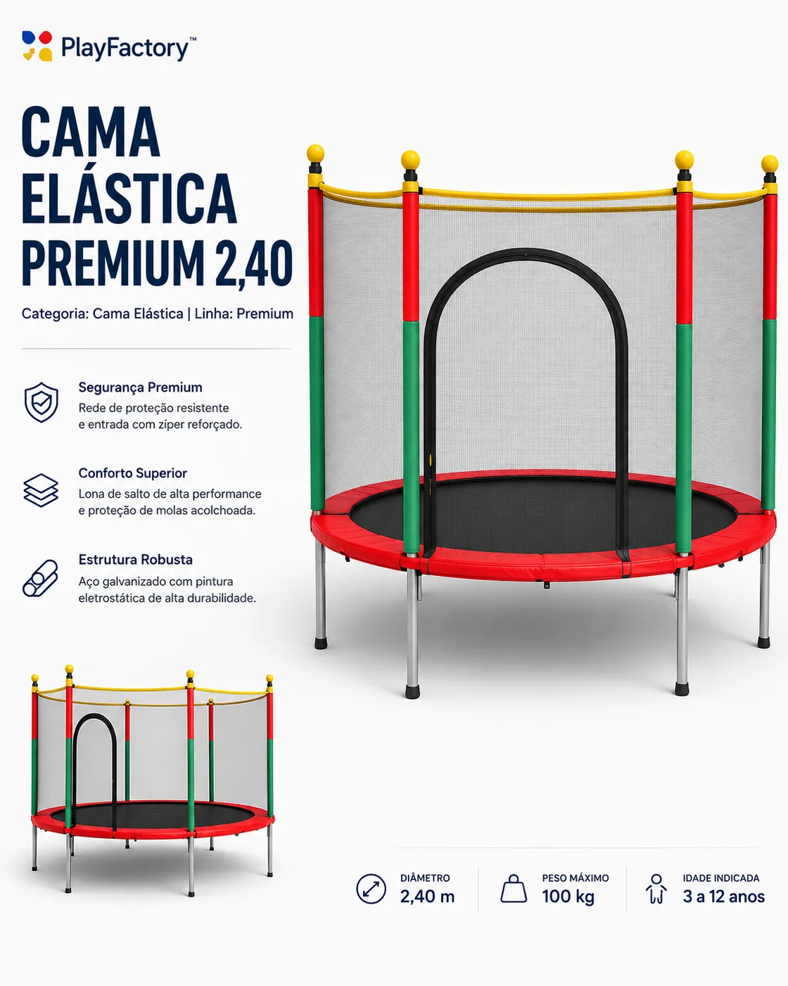 Cama Elástica Premium